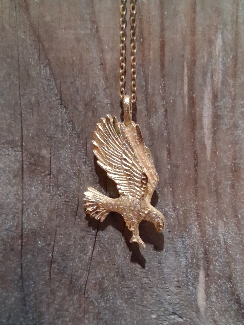 Gold Colored Eagle Neckless